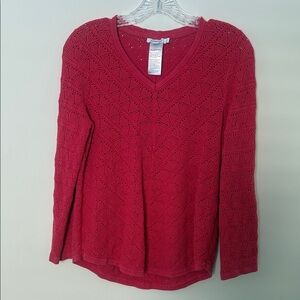 Chicos V Neck Sweater, size 1 (US size 8)